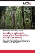 Aportes a la historia natural del Paujil de Pico Azul (Crax alberti)