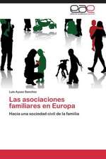 Las asociaciones familiares en Europa