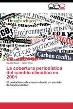 La cobertura periodística del cambio climático en 2001