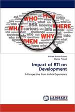 Impact of RTI on Development