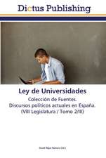 Ley de Universidades