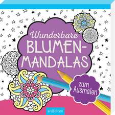 Wunderbare Blumenmandalas zum Ausmalen