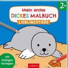 Mein erstes dickes Malbuch ab 2 - Lieblingstiere