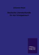 Deutsche Literaturkunde