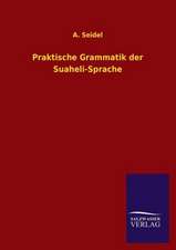 Praktische Grammatik Der Suaheli-Sprache: Mit Ungedruckten Briefen, Gedichten Und Einer Autobiographie Geibels