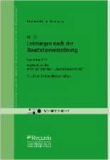 Leistungsbild und Honorierung - Leistungen nach der Baustellenverordnung