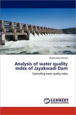 Analysis of water quality index of Jayakwadi Dam