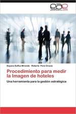 Procedimiento Para Medir La Imagen de Hoteles