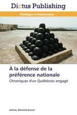 À la défense de l'identité nationale