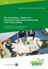 Kita-Entwicklung - Ansätze und Konzepte für Organisationsentwicklung in der frühen Bildung