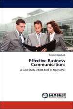 Effective Business Communication