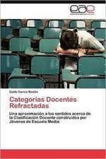 Categorias Docentes Refractadas