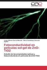 Fotoconductividad en películas sol-gel de ZnO-TiO2