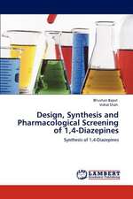 Design, Synthesis and Pharmacological Screening of 1,4-Diazepines