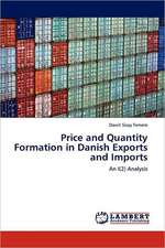 Price and Quantity Formation in Danish Exports and Imports