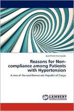 Reasons for Non-compliance among Patients with Hypertension