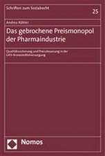 Das gebrochene Preismonopol der Pharmaindustrie