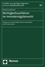 Nichtigkeitsverfahren im Immaterialgüterrecht