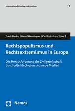 Rechtspopulismus Und Rechtsextremismus in Europa: Die Herausforderung Der Zivilgesellschaft Durch Alte Ideologien Und Neue Medien