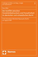 Der Konflikt zwischen Persönlichkeitsschutz und Pressefreiheit im deutschen und schwedischen Recht