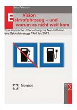 Vision Elektrofahrzeug - Und Warum Es Nicht Weit Kam: Eine Empirische Untersuchung Zur Non-Diffusion Des Elektrofahrzeugs 1967 Bis 2012