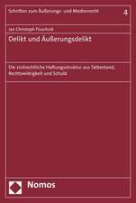 Delikt Und Ausserungsdelikt: Die Zivilrechtliche Haftungsstruktur Aus Tatbestand, Rechtswidrigkeit Und Schuld