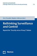 Rethinking Surveillance and Control