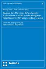 Advance Care Planning / Behandlung im Voraus Planen: Konzept zur Förderung einer patientenzentrierten Gesundheitsversorgung