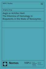 Aegis or Achilles Heel: The Dilemma of Homology in Biopatents in the Wake of Novozymes