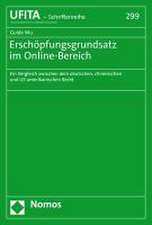 Erschöpfungsgrundsatz im Online-Bereich