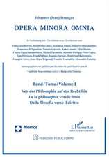 Opera Minora Omnia Band 01