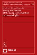 Theory and Practice of the European Convention on Human Rights