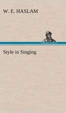 Style in Singing