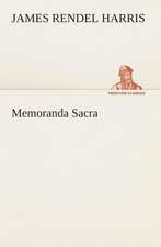 Memoranda Sacra