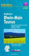 Bikeline Radkarte Deutschland Rhein-Main Taunus 1 : 75 000