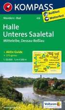 Halle - Unteres Saaletal - Mittelelbe - Dessau - Roßlau 1 : 50 000