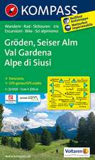 Gröden - Seiser Alm / Val Gardena - Alpe di Siusi 1 : 25 000