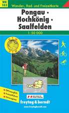 Pongau, Hochkönig, Saalfelden 1 : 50 000. WK 103