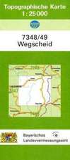 Wegscheid 1 : 25 000