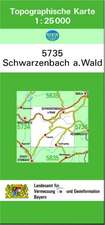 Schwarzenbach am Wald 1 : 25 000