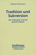 Tradition und Subversion