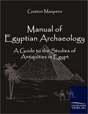 Manual of Egyptian Archaeology