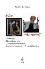 Wer mit wem?
