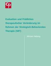 Sichort-Hebing, M: Evaluation und Prädiktion therapeutischer