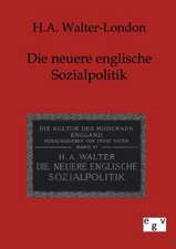 Neuere englische Sozialpolitik