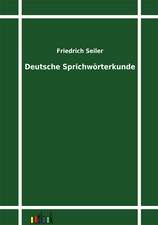 Deutsche Sprichwörterkunde