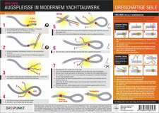 Augspleiße in modernem Yachttauwerk