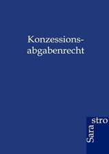 Konzessionsabgabenrecht