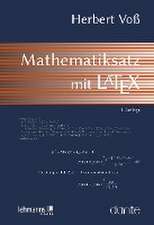 Mathematiksatz mit LaTeX