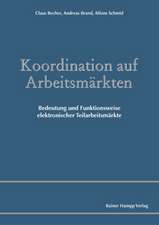 Koordination auf Arbeitsmärkten